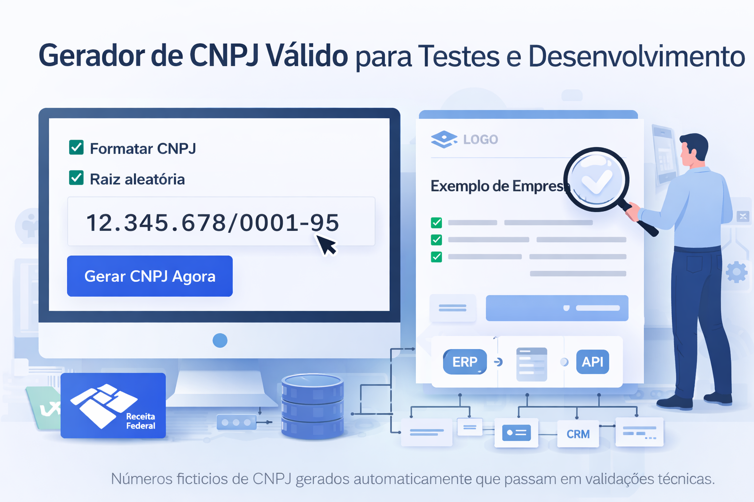 Datatech Cnpj Gerador de CNPJ válido para Testes e Desenvolvimento Online